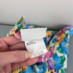 Load image into Gallery viewer, Vintage SWAT Floral Dress 8 USA
