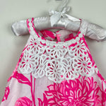 Load image into Gallery viewer, Lilly Pulitzer Girls Mini Pearl Shift Dress Resort White Caliente 10
