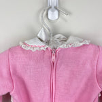 Load image into Gallery viewer, Vintage Thomas Pink Ruffle Animal Train Coverall Romper 3-6 Months
