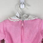 Load image into Gallery viewer, Vintage Thomas Pink Ruffle Animal Train Coverall Romper 3-6 Months
