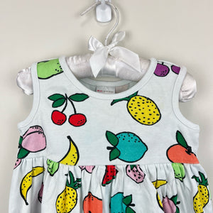 Hanna Andersson Fruit Dress 80 cm 18-24 Months