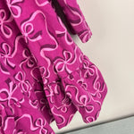 Load image into Gallery viewer, Hanna Andersson Printed Flutter Skater Dress Peek A Bow On Pink Flambe 110 cm 5T

