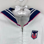 Load image into Gallery viewer, Vintage White Sailor Suit Romper 18 Months
