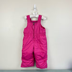 Load image into Gallery viewer, L.L. Bean Pink Cold Buster Snow Bib Overalls 12-18 Months
