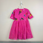 Load image into Gallery viewer, Hanna Andersson Make Believe Dress Soft Tulle Power Pink 120 cm 6-7
