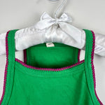 Load image into Gallery viewer, Mini Boden Cutaway Tank Top Green 8-9
