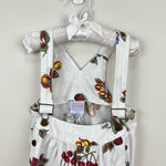 Load image into Gallery viewer, Vintage Guess Fruit Suspender Overalls 4T USA
