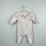 Load image into Gallery viewer, Baby Gap Pink Knitted Ruffle Neck Romper 0-3 Months

