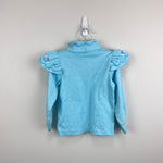 Load image into Gallery viewer, Vintage OshKosh B'gosh Long Sleeve Blue Angel Bow Turtleneck Top 3T USA
