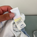 Load image into Gallery viewer, Vintage Toddle Tyke Blue and White Sailor Suit Romper 3 Months USA
