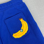 Load image into Gallery viewer, Mini Boden Fun Sweatshorts Surf the Web Banana 5-6 NWT
