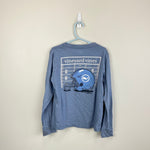 Load image into Gallery viewer, Vineyard Vines Boys' Long-Sleeve Football Whale Pocket T-Shirt Blue 7
