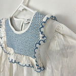 Load image into Gallery viewer, Cyrillis Paris Long Sleeve Smocked Ruffle Blouse 12
