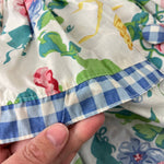 Load image into Gallery viewer, Vintage Rachel&#39;s Kids Floral Gingham Ruffle Dress 3T
