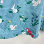 Load image into Gallery viewer, Mini Boden Smocked Blue Woodland Peter Pan Collar Dress 6-12 Months
