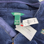 Load image into Gallery viewer, L.L. Bean Kids' Hi-Pile Fleece Jacket Bright Navy Small 8 NWT
