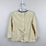 Load image into Gallery viewer, Mini Boden Yellow Striped Rainbow Applique Tunic 2-3
