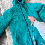 Load image into Gallery viewer, Lands' End Kids Squall Waterproof Insulated 3 in 1 Parka Green L 10-12
