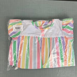Load image into Gallery viewer, The Beaufort Bonnet Company Short Sleeve Brigantine Bubble Southampton Stripe with Worth Avenue White 2T NWT
