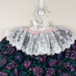 Load image into Gallery viewer, Vintage Hi-Girls Inc Floral Velvet Party Dress 4T USA
