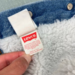 Load image into Gallery viewer, Vintage Levi's Sherpa Lined Denim Trucker Jacket 12 Months USA
