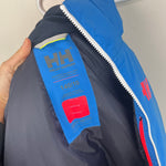 Load image into Gallery viewer, Helly Hansen Girls Stellar Detachable Hood Ski Jacket Ultra Blue 10
