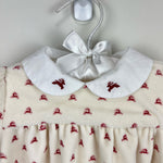 Load image into Gallery viewer, Ralph Lauren Reindeer Print Velour Dress 6 Months
