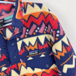 Load image into Gallery viewer, Patagonia Kids Synchilla Snap-T Fleece Pullover Lofoten Geo Sound Blue S 7-8

