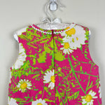 Load image into Gallery viewer, Lilly Pulitzer Girls Hotty Pink Full Sun Flower Shift Dress 6
