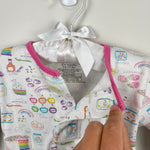 Load image into Gallery viewer, Magnetic Me Organic Cotton Magnetic Baby Footie Rainbow Sprinkle Cake 6-9 months
