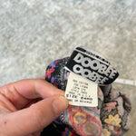 Load image into Gallery viewer, Vintage Oobee Doobee Black Paisley Floral Leggings 24 Months USA
