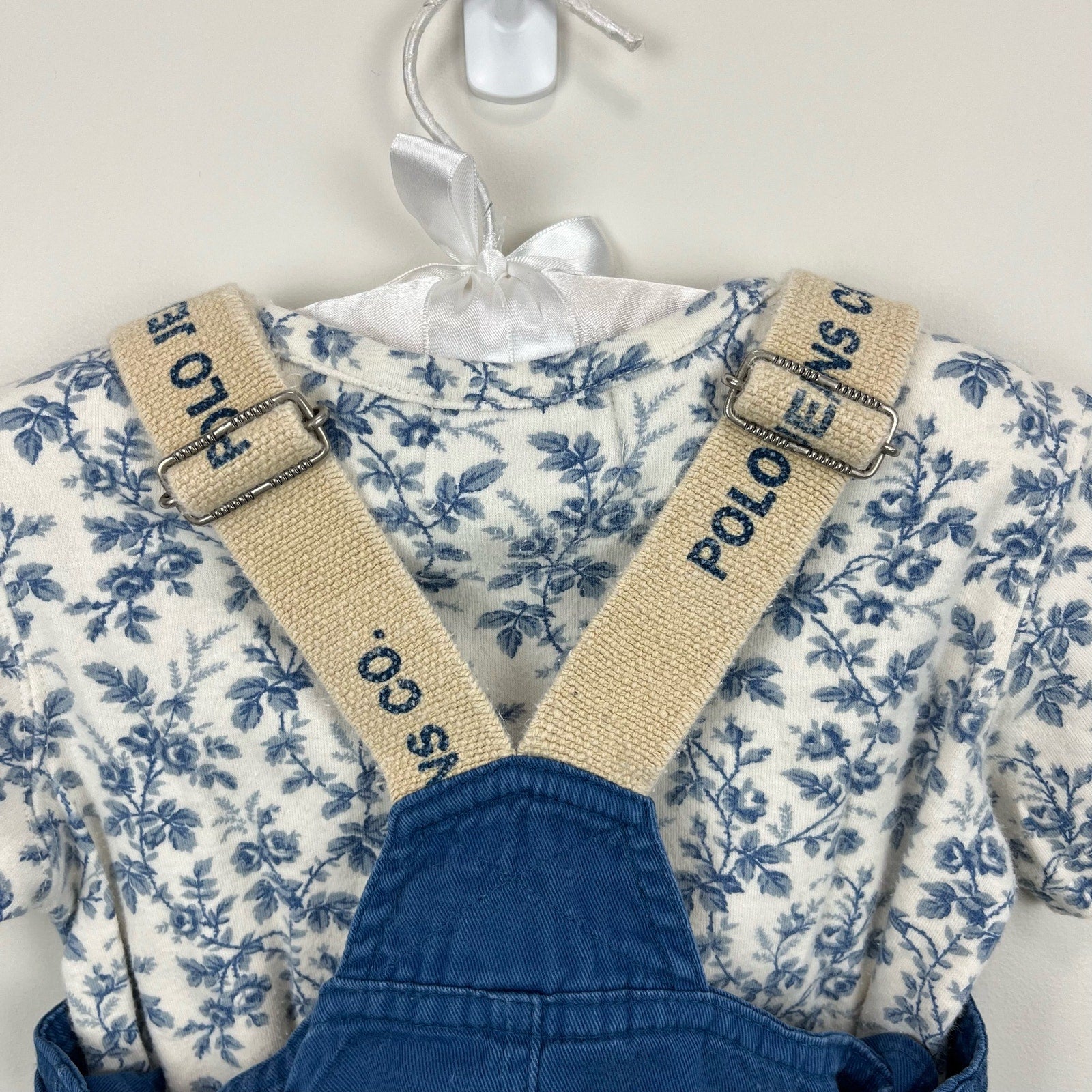 Vintage Polo Jeans Co Ralph Lauren Blue Jumper Set 2T