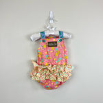 Load image into Gallery viewer, Matilda Jane Little Lemon Ruffle Bubble Romper 6 Months
