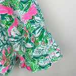 Load image into Gallery viewer, Lilly Pulitzer Girls Cecily Infant Dress Botanical Green Just Wing It 18-24 Months
