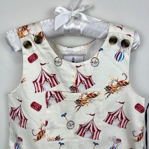 Classic Prep Childrenswear James Shortall Romper Circus Print 2T NWT