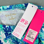 Load image into Gallery viewer, Lilly Pulitzer Girls Mini Sophie Ruffle Dress Sea Glass Aqua Seeing Double XS NWT

