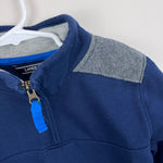 Load image into Gallery viewer, Lands End Quarter Zip Pullover Sweatshirt Navy Blue Small 8
