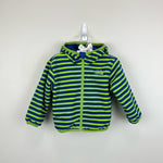 Load image into Gallery viewer, The North Face Reversible Scout Wind Jacket Blue Green 6-12 Months
