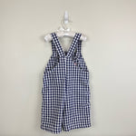 Load image into Gallery viewer, Kelly&#39;s Kids Plaid Puppy Tractor Shortall 5/6
