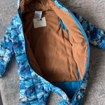 Load image into Gallery viewer, The North Face Thermoball Eco Bunting One Piece Snow Suit Shady Blue 18-24 Months NWOT
