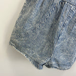 Load image into Gallery viewer, Vintage OshKosh B'gosh Striped Acid Wash Shortall Romper 6 USA
