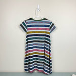 Load image into Gallery viewer, Mini Boden Harry Potter Charms Class Jersey Dress Mist Blue Spell Stripe 7-8
