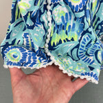 Load image into Gallery viewer, Lilly Pulitzer Girls Bala Romper Indigo Sunset Swim L 8-10
