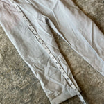 Load image into Gallery viewer, Vintage Pink Gray Flower Overalls 4T
