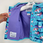 Load image into Gallery viewer, Columbia Mini Pxel Grabber Fleece Lined Wind Jacket Blue Unicorn 6-12 Months
