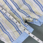 Load image into Gallery viewer, Vintage Bebe Glynne-Percy Friemanit Seersucker Pastel Romper 12 Months
