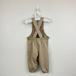 Load image into Gallery viewer, Vintage Tog-A-Logs Tan Overalls 12 Months USA
