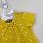 Load image into Gallery viewer, Mini Boden Baby Lamb Applique Dress Sweet Corn Yellow 6-9 Months

