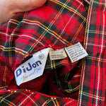 Load image into Gallery viewer, Vintage DiJon Apparel Festive Plaid Suspender Pants Overalls 6
