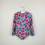 Load image into Gallery viewer, Hanna Andersson One-Piece Rash Guard Swimsuit Cherry Cheer 100 cm 4T
